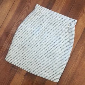 White Tweed Skirt